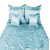 Pościel satynowa- jedwabna ANDROMEDA 200x220 blue baby
